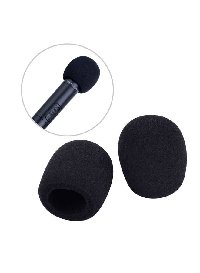 Mudder 10 Pack Foam Mic Cover Handheld Microphone Windscreen, Black - Image 4