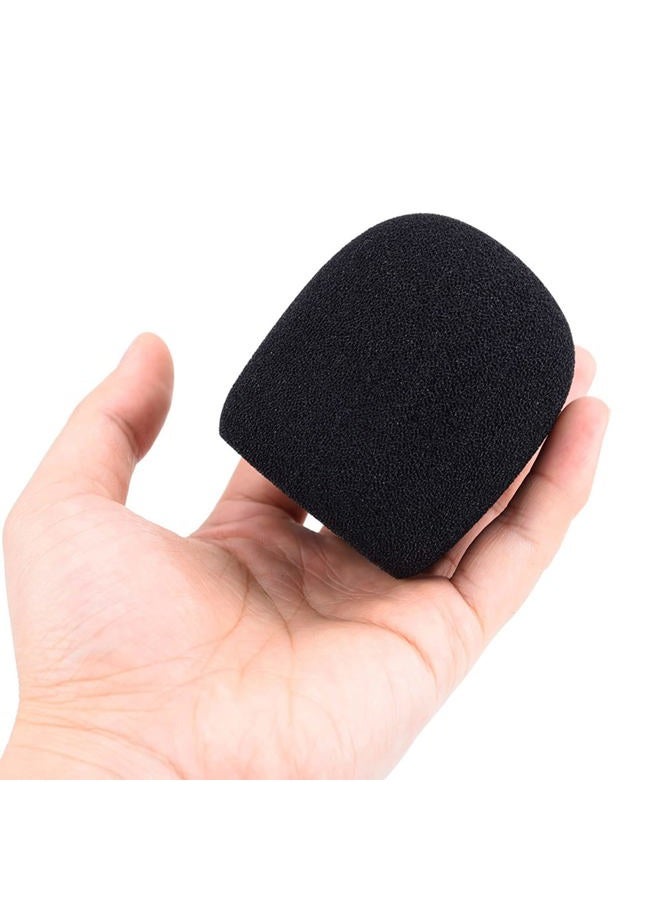 Mudder 10 Pack Foam Mic Cover Handheld Microphone Windscreen, Black - Image 5