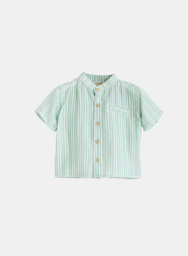 Junior Baby Boys Stripped Shirt - Image 1