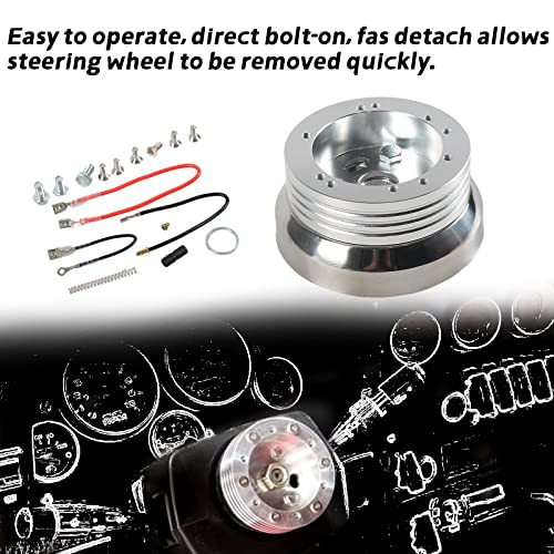 GSTP 5 & 6 Hole Billet Steering Wheel Hub Adapter - Image 4
