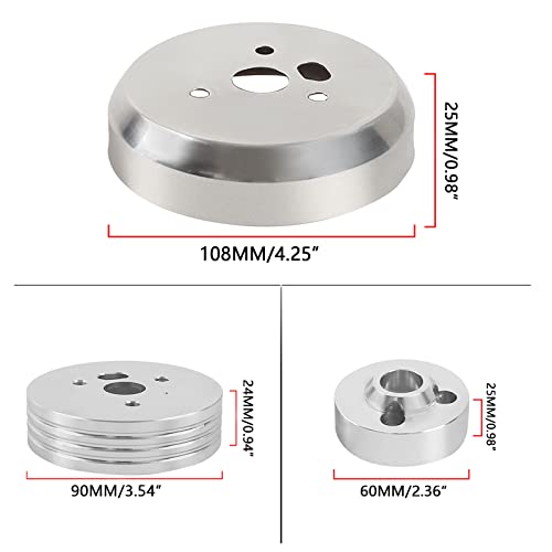 GSTP 5 & 6 Hole Billet Steering Wheel Hub Adapter - Image 3