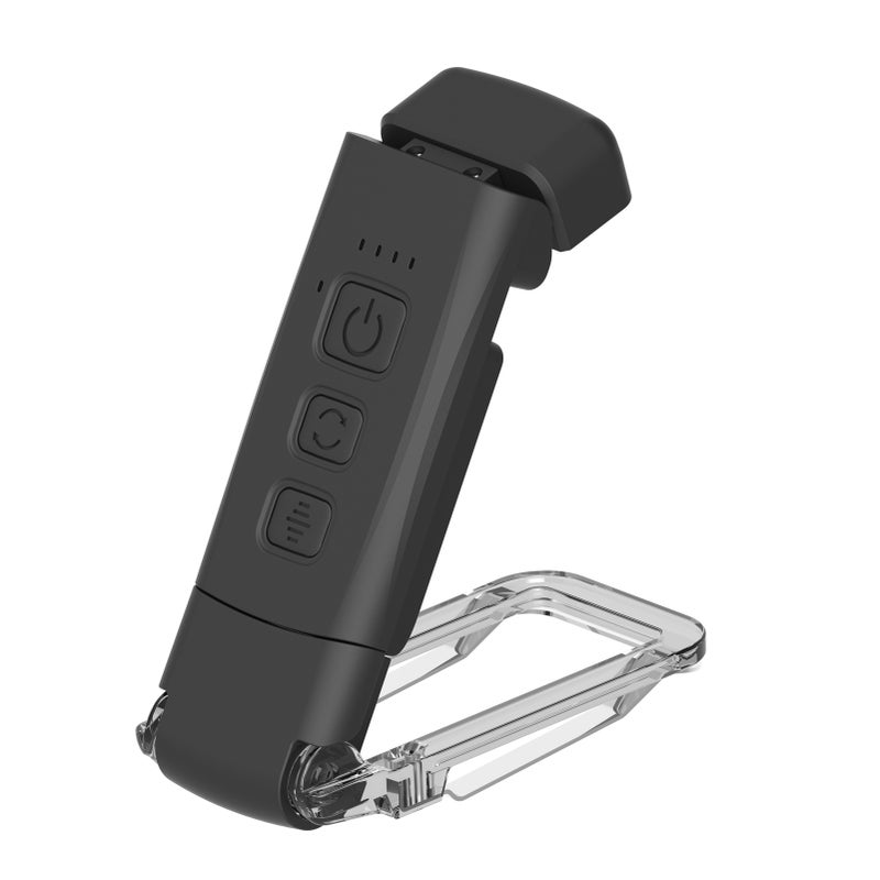 مصباح قراءة LED قابل لإعادة الشحن عبر USB ومُعلق على الكتاب - مصباح ليلي محمول وآمن على العينات بثلاث درجات لون و5 مستويات سطوع قابلة للتعديل ووظيفة إيقاف مؤقت للمعجبين بالقراءة والمهووسين بالقراءة - Image 1