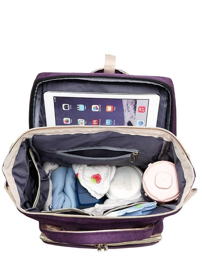 MIXDE Baby Diaper Bag Backpack, Baby Bag for Boys and Girls, Baby Diaper Backpack with Changing Station,Boys And Girls  - Image 2