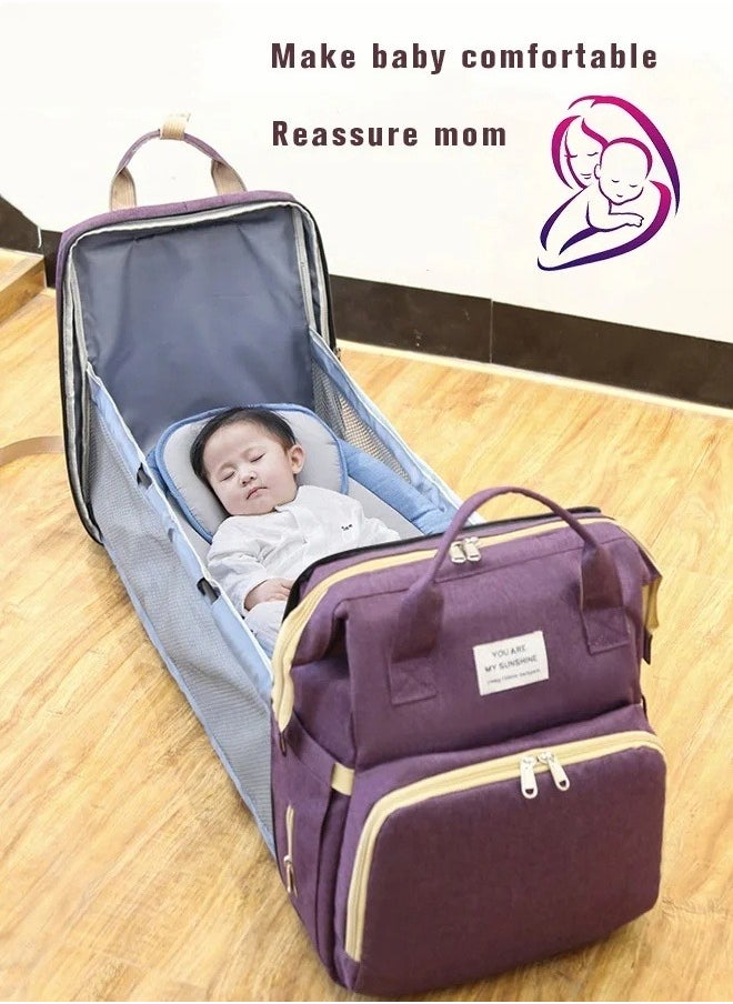 MIXDE Baby Diaper Bag Backpack, Baby Bag for Boys and Girls, Baby Diaper Backpack with Changing Station,Boys And Girls  - Image 5