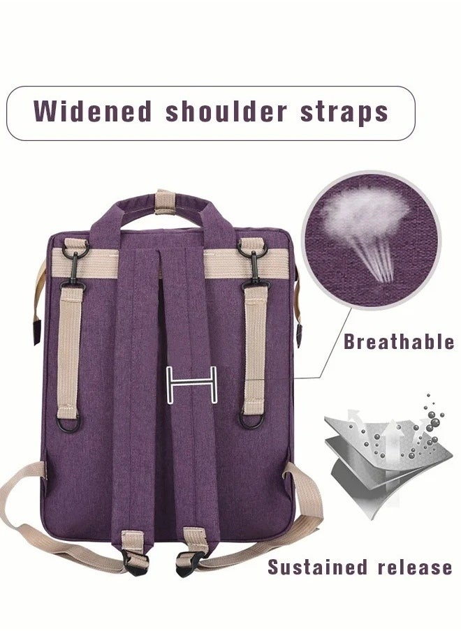MIXDE Baby Diaper Bag Backpack, Baby Bag for Boys and Girls, Baby Diaper Backpack with Changing Station,Boys And Girls  - Image 3