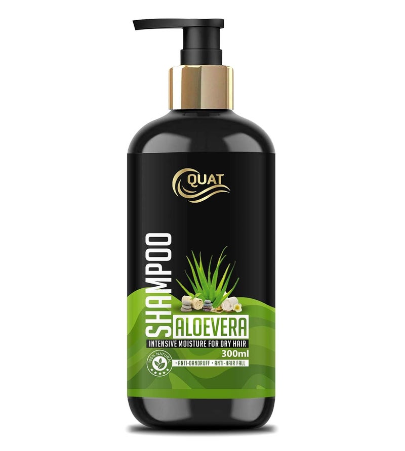 Quat Natural Aloevera 99 Silky Stronger Hair Shampoo Paraben Free 300 ML - Image 1