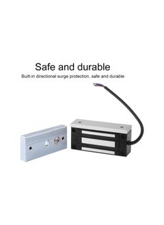 130LBs 60kg Electric Magnetic Lock, Door Access Control System Electromagnet Fail Safe NC Mode for Home Office Security