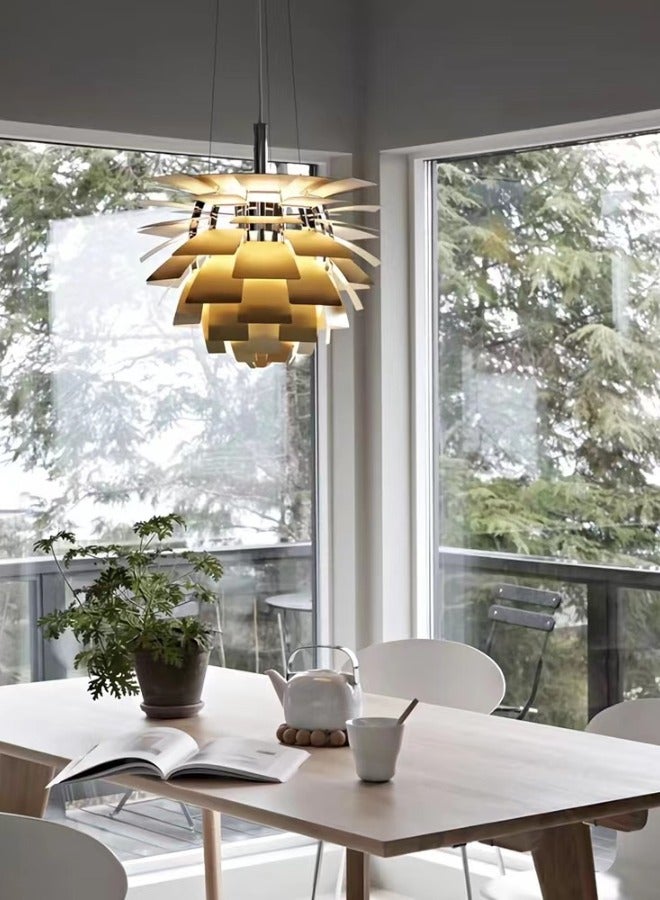 MAAC HOME MAAC Home Hyssop - Artichoke Pendant Light -  Modern Decorative Stylish Elegant Contemporary Minimalist Pendant Lamp for Bedroom, Living Room, and Office, Home Décor  - Image 2