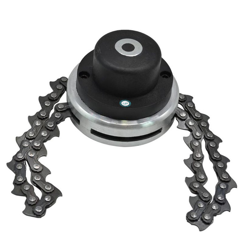 DVI Heavy Duty Chain Trimmer Head FIT to All Types of Brush Cutter Used for Grass Cutting (Pack of 1) Silver - Image 1