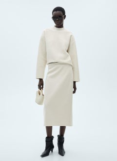 MANGO Perkins-Neck Boucle Sweatshirt  - Image 5