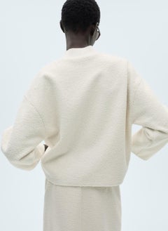 MANGO Perkins-Neck Boucle Sweatshirt  - Image 2