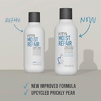 KMS MoistRepair Conditioner for Dry Damaged Hair 250ml Detangling and Repair with Upcycled Prickly Pear Vegan Formula - Image 4