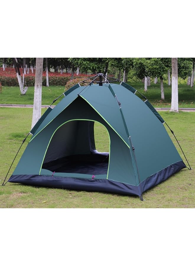 SKY-TOUCH Outdoor Camping Tent 3 4 Persons + Aluminum Mat Automatic Pop Up Outdoor Beach Tent With Carrying Bag Waterproof Tents For Hiking Camping Hiking Traveling(200 * 200Cm) - Image 4