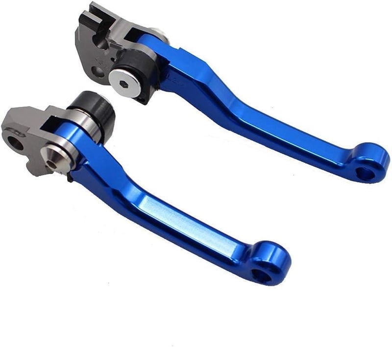 Krace CNC Motorcross Dirt Bike Pivot Brake Clutch Levers Set with Rubber Hand Grips for Yamaha TTR 230 (2003-2017) - Image 4
