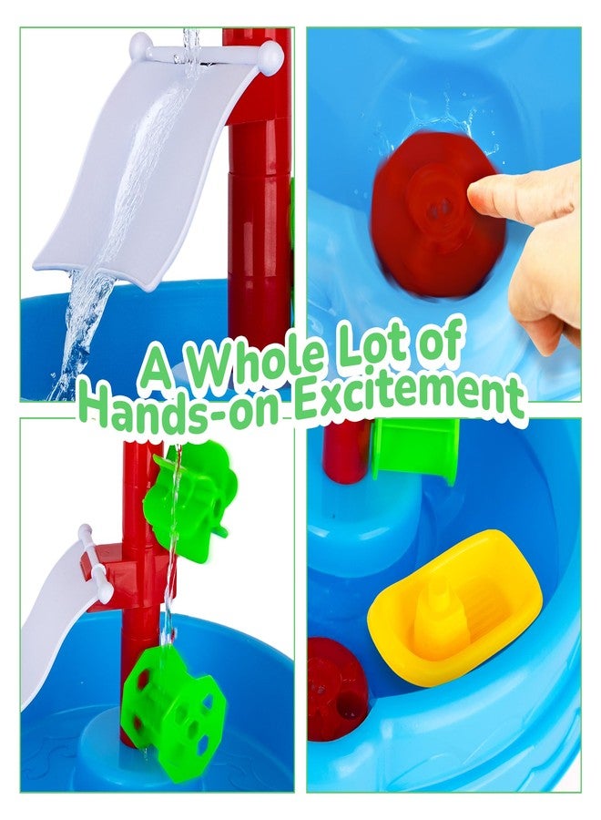 ArtCreativity 2 in 1 Sand and Water Table for Kids - Summer Outdoor Toys with Accessories for Toddlers - Sensory Table for Sand & Water Play - Summer Beach Activity Sandbox Toys for Boys & Girls - Image 5