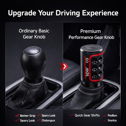 YOURKARTS.COM Universal Fit Manual Car Gear Knobs – Available in Various Shapes, Metallic (Blue, Snake) | Sleek Drift Style Interior Upgrade | car Accessories 2025 - Image 2