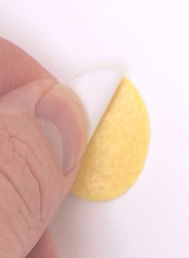 Playfully Ever After 1 Inch Yellow 100pc Felt Circle Stickers - Image 3