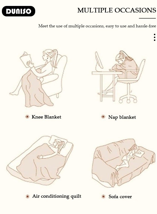 DUNISO غطاء أريكة شنيلا مزدوج الجوانب، غطاء أريكة أنيق، تصميم طباعة خطية، منشفة أريكة شنيلا مزدوجة الجوانب، غطاء أريكة شنيلا لأربعة مواسم متاح على الجانبين (130*180 سم) - Image 5