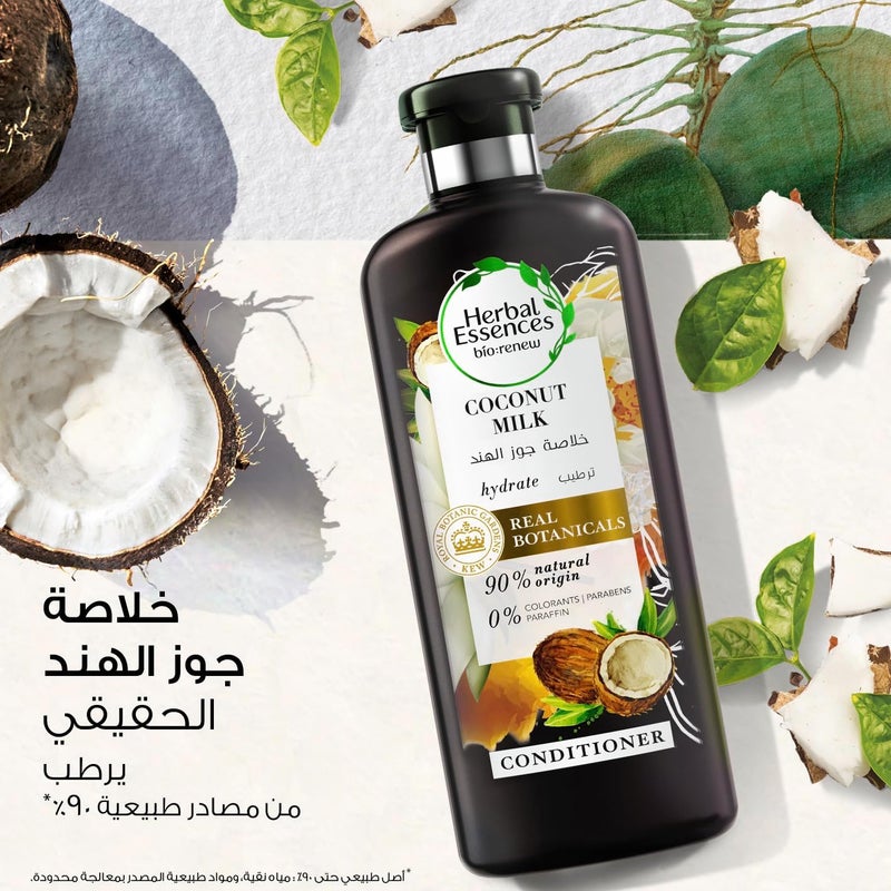 Herbal Essences Bio:Renew Hydrate Coconut Milk Conditioner 400 ml - Image 2