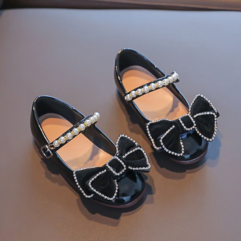 Girls'' Flats 2026 Spring New Style Toddler Shoes Baby Red Leather Shoes Children''s Princess Shoes Soft Sole Summer Style - Image 5