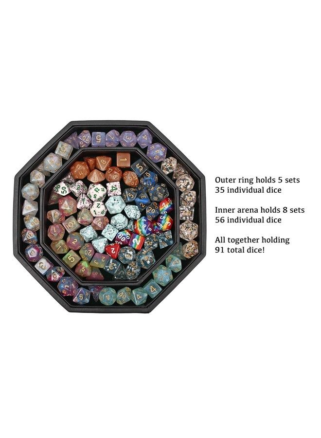 Forged Dice Co. Dice Tray Arena Rolling Tray And Storage Compatible With Any Dice Game D&D And Rpg Gaming (Pink) - Image 3