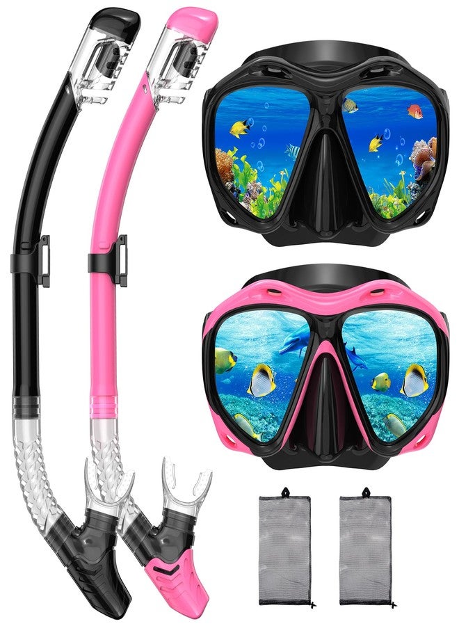 wutrye Snorkeling Gear for Adults, Adult Snorkel Mask Set Scuba Diving Dry-Top, Swimming Goggles - Image 1