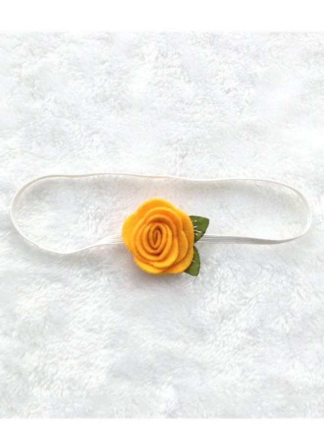 BabyMoon - Baby Headbands Flower Cotton Hairbands For Newborntoddler And Children Pack Of 4 Multicolor - Image 1