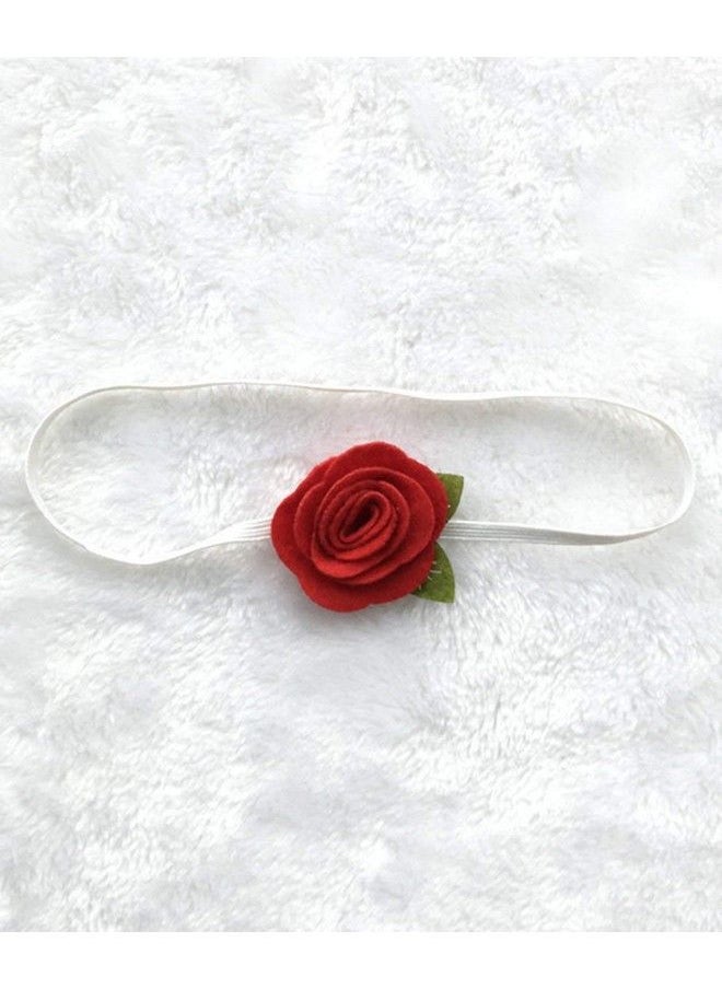 BabyMoon - Baby Headbands Flower Cotton Hairbands For Newborntoddler And Children Pack Of 4 Multicolor - Image 1