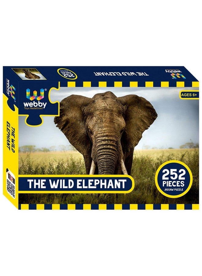 Webby Webby The Wild Elephant Jigsaw Puzzle, 252 Pieces - Kids  - Image 1