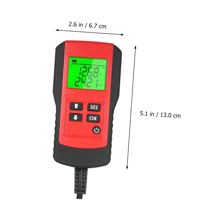 ABS Material Car Battery Tester Digital Analyzer with LCD Display for Passenger Cars - Image 5