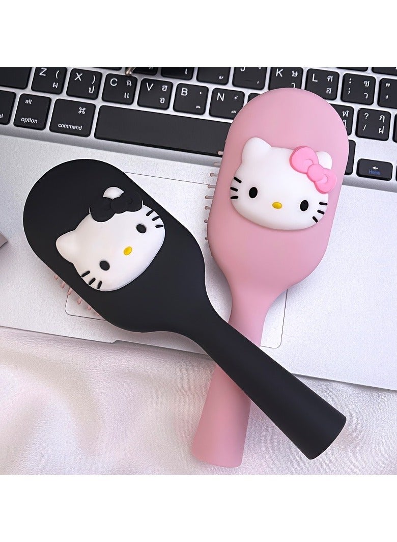 1 قطعة مشط وسادة هوائية بنمط هالو كيتي ديكور كرتوني لطيف - Image 4