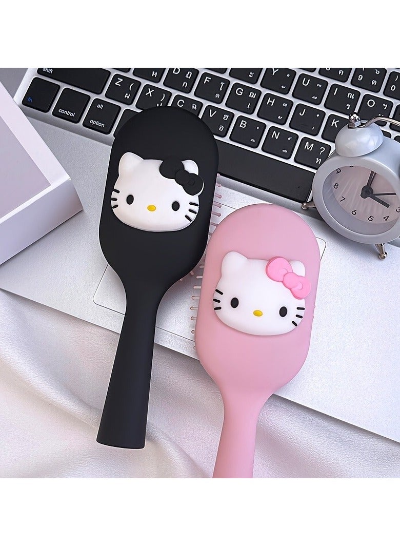 1 قطعة مشط وسادة هوائية بنمط هالو كيتي ديكور كرتوني لطيف - Image 3