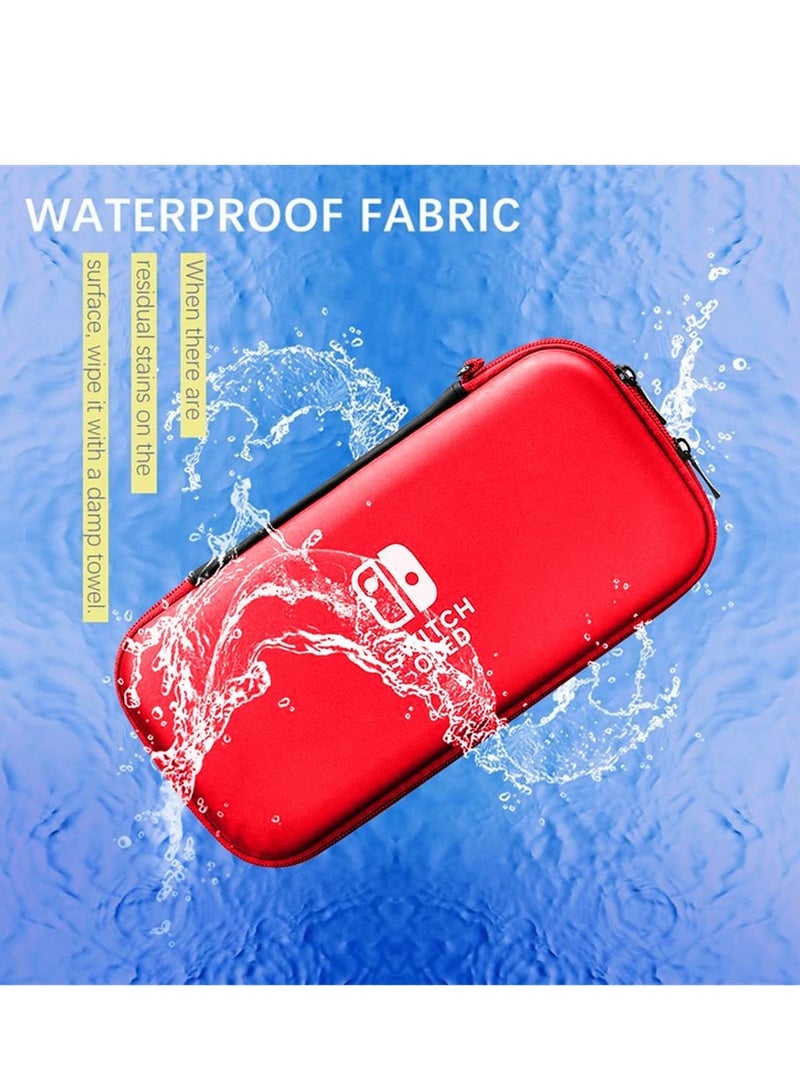 SYOSI Carrying Case Compatible with Switch OLED Accessories Bundle with Screen Protector Clear Cover for OLED Game Console - Image 4