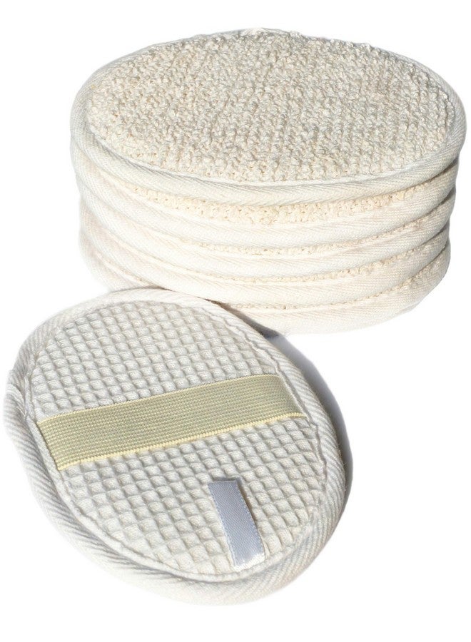 JINS-Hung 6Pack (Large 6.3X4.3 Inches) Exfoliating Face Body Pad (100% Soft Terry Cloth) Cloth Materials Loofah Sponge Scrubber Brush Close Skin For Men And Women When Bath Spa And Shower - Image 2