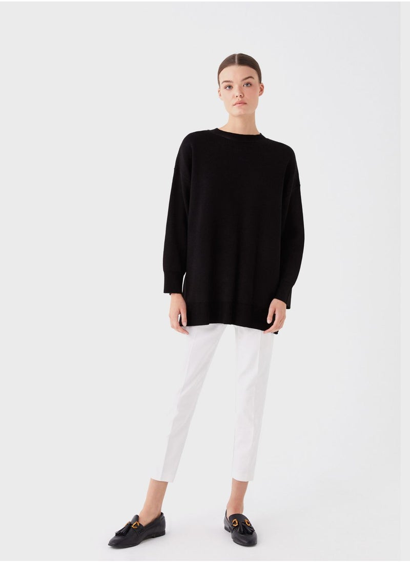 LC WAIKIKI - Round Neck Oversized Sweater - Image 1