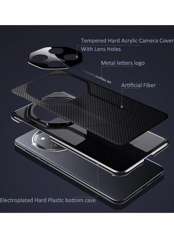 عام غطاء متوافق مع هونر X9c 5G - تصميم ألياف كربونية مع إطار PC مطلي، حماية كاملة للعدسات من الصدمات - Image 2