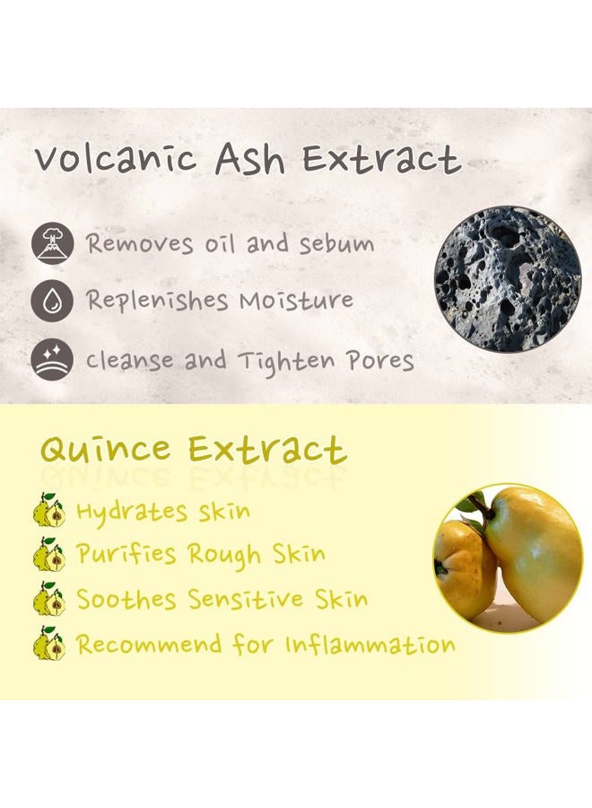 esfolio Volcanic Ash Face Mask – Deep Cleansing Korean Sheet Mask for Pore Care, Oil Control, Acne-Prone & Oily Skin – Hydrating & Purifying Skincare for Clear, Radiant Complexion (Pack of 10) - Image 4