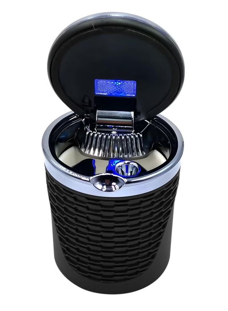 3 اكس ار منفضة سجائر سيارة 3XR مزودة بإضاءة LED زرقاء - حامل محمول للاستخدام الداخلي للسيارة - Image 5