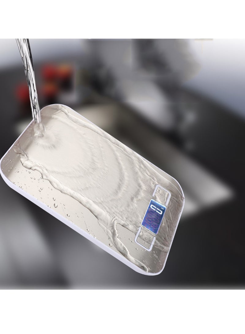 Electric Digital Kitchen Scale weigh Upto 10kg LCD Kitchen Food Scale,Silver - Image 5