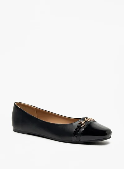 فلورا بيلا من شو إكسبرس Monogram Print Slip-On Ballerina Shoes