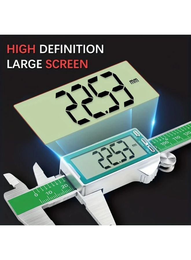 High Precision 6 Inch 150mm Stainless Steel Digital Caliper With Large LCD Screen - Image 3