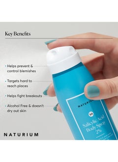 NATURIUM Salicylic Acid Body Spray 2%, Blemish-fighting & Pore Treatment, with Niacinamide plus Encapsulated Salicylic Acid, 4 oz  - Image 5