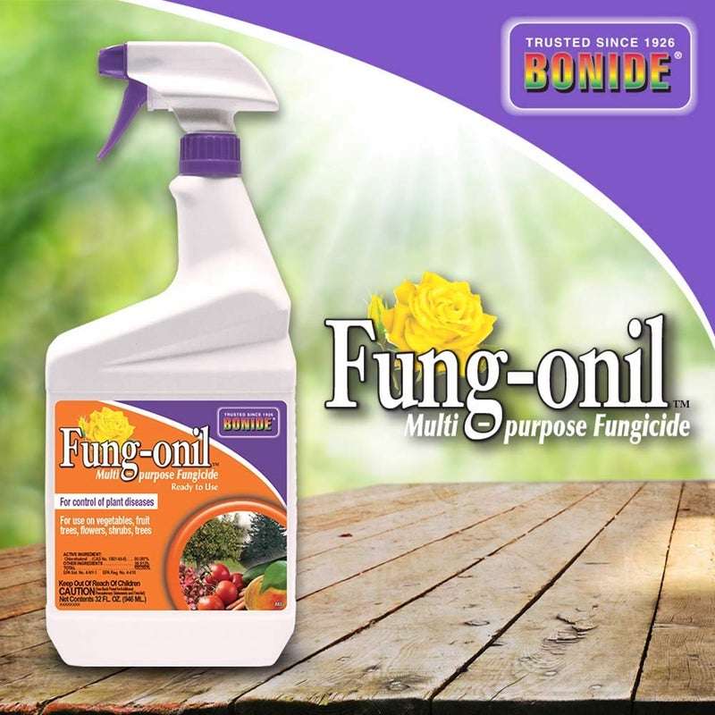Bonide Fung-onil Multi-Purpose Fungicide, 32 oz Ready-to-Use Spray for Plant Disease Control, Controls Blight, Mildew & More - Image 5