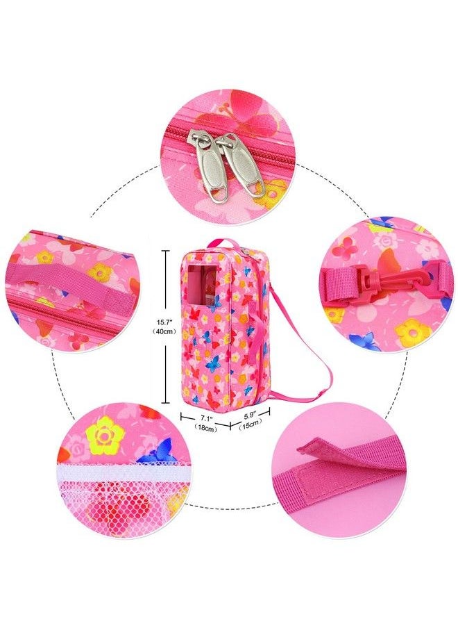 ZITA ELEMENT Quality 14.5 Inch Girl Doll Carrier Case Travel Bag For 1414.5 Inch Doll Accessories  - Image 3