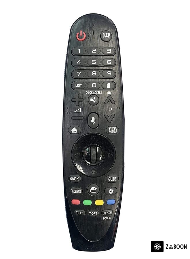 Zaboon Remote Control For Humax Receivers H04S Black