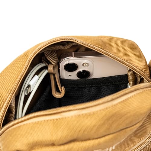 Tripole Ranger Multi-Utility Waist Pack with Detachable Bottle Holder – Hiking Waist Bag & Sling for Travel & Outdoor Adventure (Khaki) - Image 5