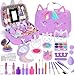 Heaning Kids Washable Makeup Girl Toys Real Make up Set for Kid Children Princess Dress Up Pretend Play Christmas Birthday Gifts Toys for Girls 3 4 5 6 7 8 9 10 11 12 Year Old - Image 3