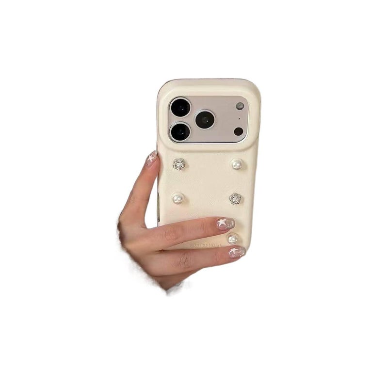 غطاء واقي بسيليكون لـ iPhone 17 / 17 Air / 17 Pro / 17 Pro Max مع كرتون وقبضة مضادة للانزلاق مع مقاوم للصدمات مع حماية من السقوط باللون وردي مضاد للانزلاق من السيليكون - Image 4