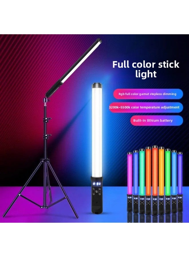 Rgb Fill Light Handheld Stick Light Photography Three-color Temperature Color Handheld Stick Light Portable Led Photography Fill Light-Specifications:Three-color Temperature 【Handheld Stick Light-no - Image 3