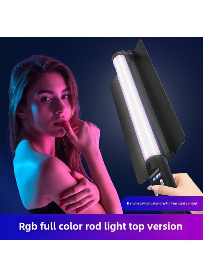 Rgb Fill Light Handheld Stick Light Photography Three-color Temperature Color Handheld Stick Light Portable Led Photography Fill Light-Specifications:Three-color Temperature 【Handheld Stick Light-no - Image 2
